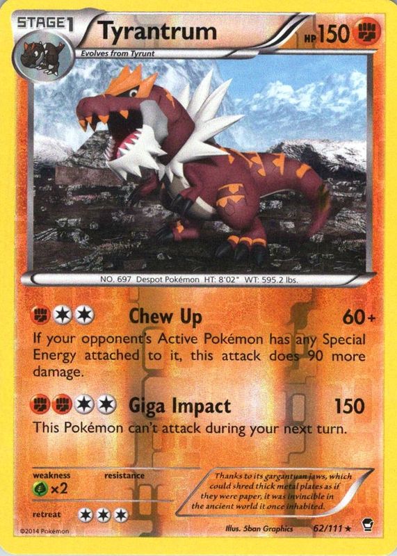 2014 XY: Furious Fists #062/111 Reverse Holo