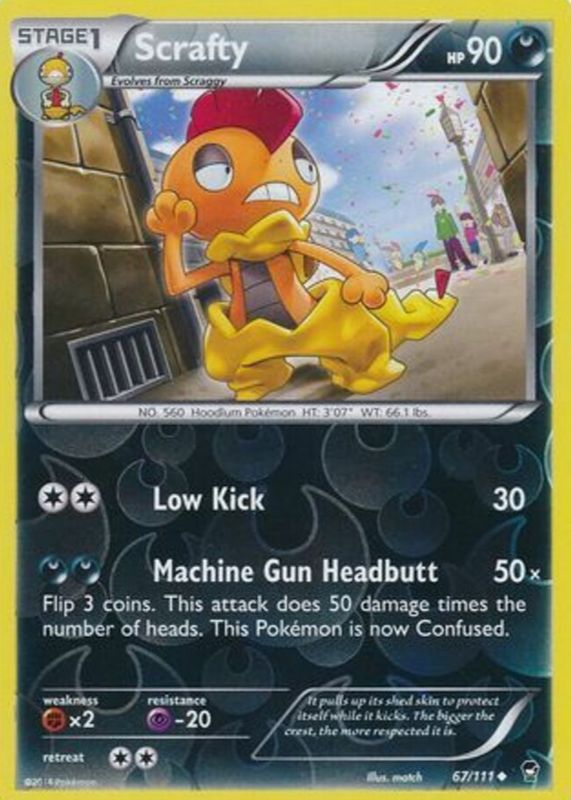 2014 XY: Furious Fists #067/111 Reverse Holo