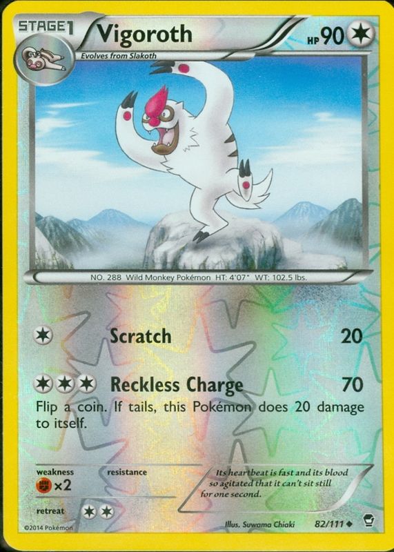 2014 XY: Furious Fists #082/111 Reverse Holo