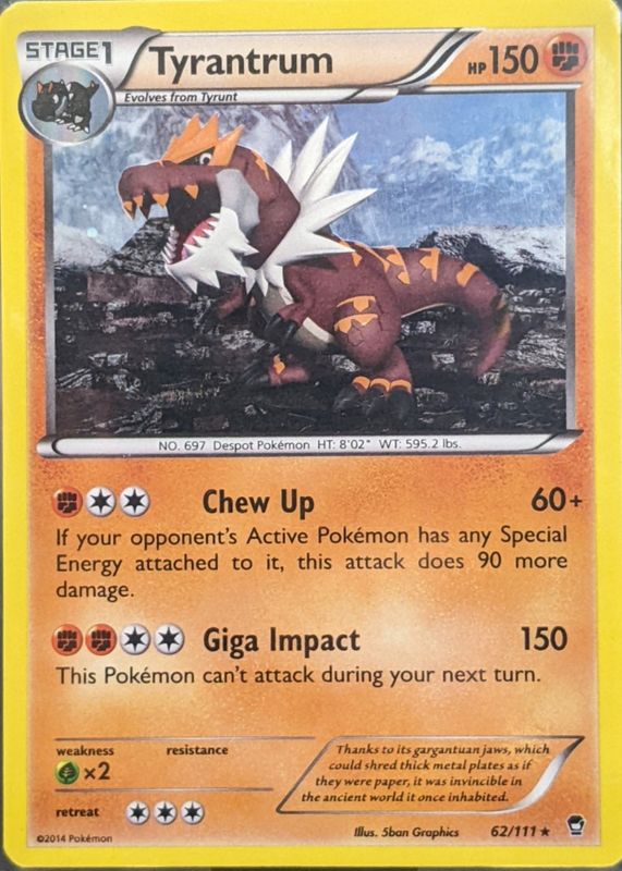 2014 XY: Furious Fists #062/111 Promo (Cosmos Holo)