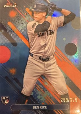 2025 Topps Finest #48 Common - Sky Blue Refractor /325