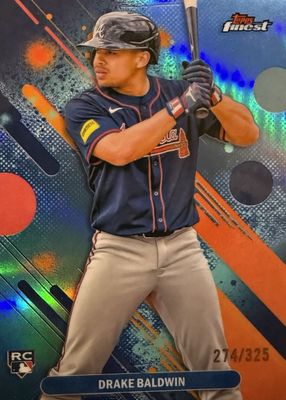 2025 Topps Finest #21 Common - Sky Blue Refractor /325