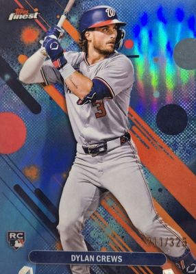 2025 Topps Finest #34 Common - Sky Blue Refractor /325