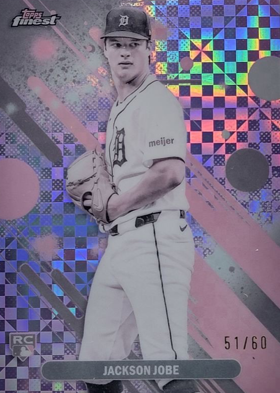 10枚限定　topps JAPAN Edition jackson jobe Jackson Jobe 2025 Topps Finest #35 Common - Pearl Checkerboard