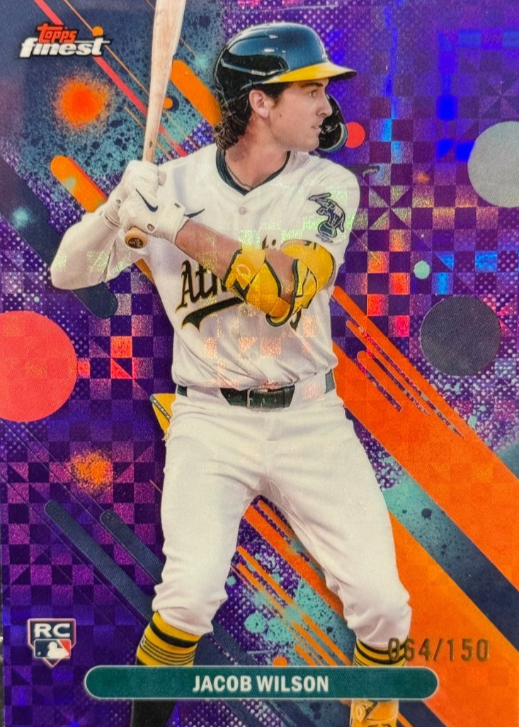 Jacob Wilson 2025 Topps Finest #61 Common - Purple Checkerboard