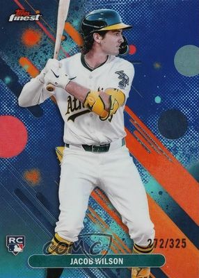 2025 Topps Finest #61 Common - Sky Blue Refractor /325