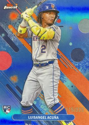 2025 Topps Finest #52 Common - Sky Blue Refractor /325