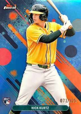 2025 Topps Finest #10 Common - Sky Blue Refractor /325