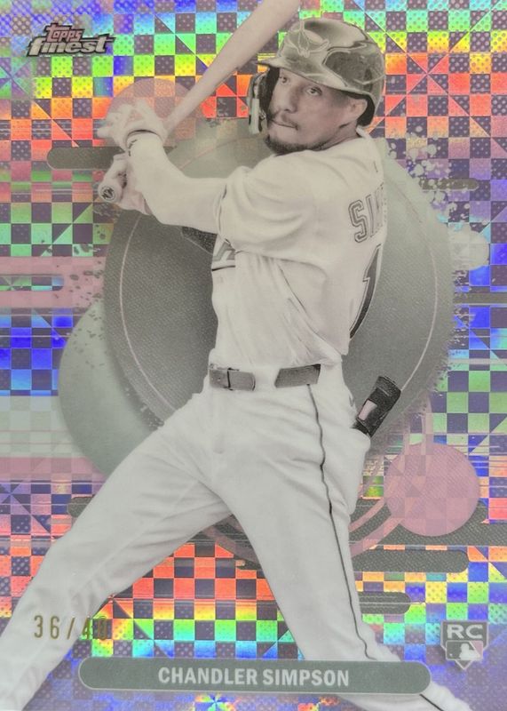 2025 Topps Finest #177 Uncommon - Pearl Checkerboard Refractor /40