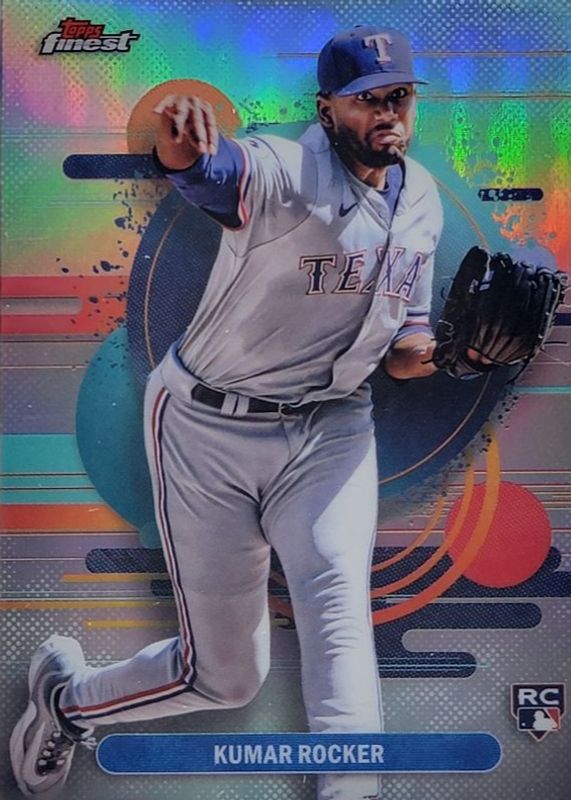 Kumar Rocker 2025 Topps Finest #121 Uncommon - Refractor Rookie RAW
