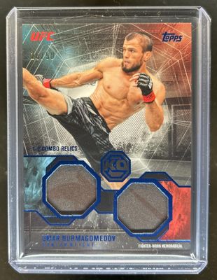 2026 Topps Knockout UFC #OTC-UN 1-2 Combo Relics - Blue /50