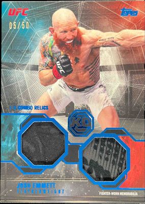 2026 Topps Knockout UFC #OTC-JE 1-2 Combo Relics - Blue /50