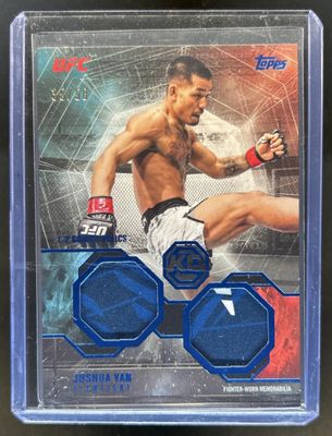 2026 Topps Knockout UFC #OTC-JV 1-2 Combo Relics - Blue /50