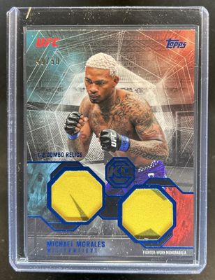 2026 Topps Knockout UFC #OTC-MM 1-2 Combo Relics - Blue /50