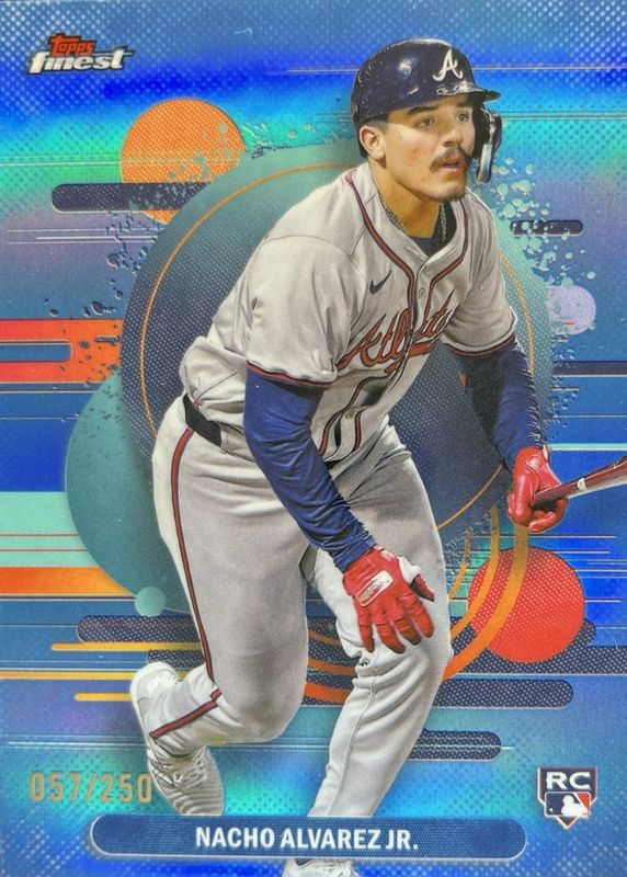 2025 Topps Finest #140 Uncommon - Sky Blue Refractor /250