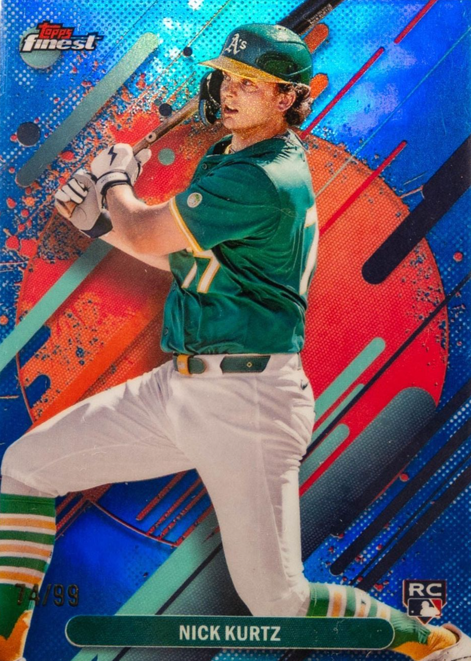Nick Kurtz 2025 Topps Finest #252 Rare - Blue Refractor /99 Price