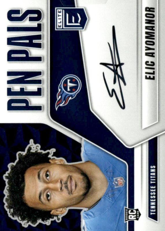 Elic Ayomanor 2025 Elite #PP-EAY Pen Pals Rookie RAW