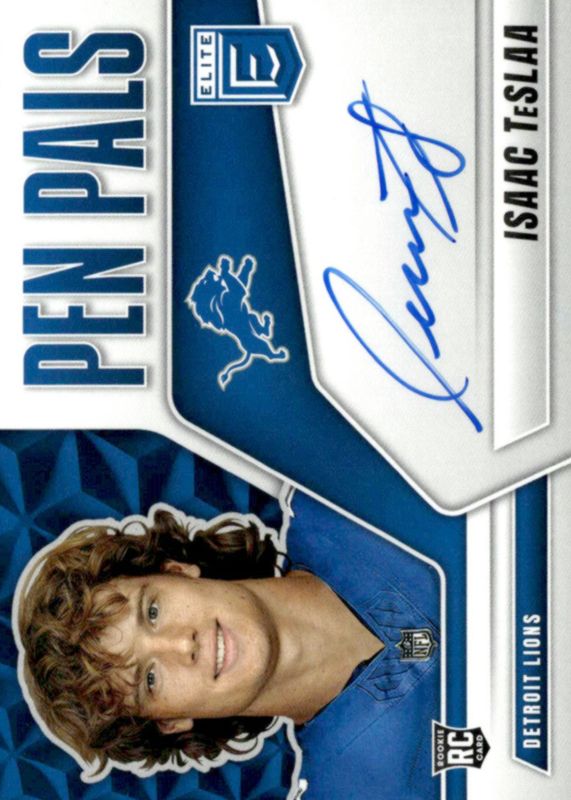 Isaac TeSlaa 2025 Elite #PP-ITE Pen Pals Rookie RAW