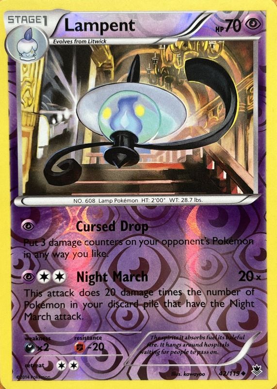 2014 XY: Phantom Forces #042/119 Reverse Holo