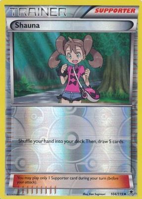 サナ THE BEST OF XY 185/171 Pokemon Card 2017 Shauna XY 185 /171 Trainer's Card The Best
