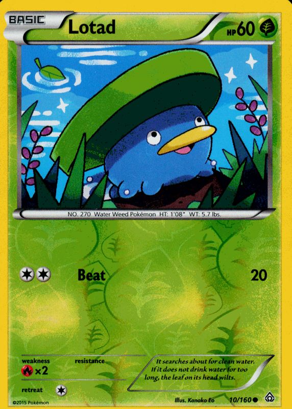 2015 XY: Primal Clash #010/160 Reverse Holo