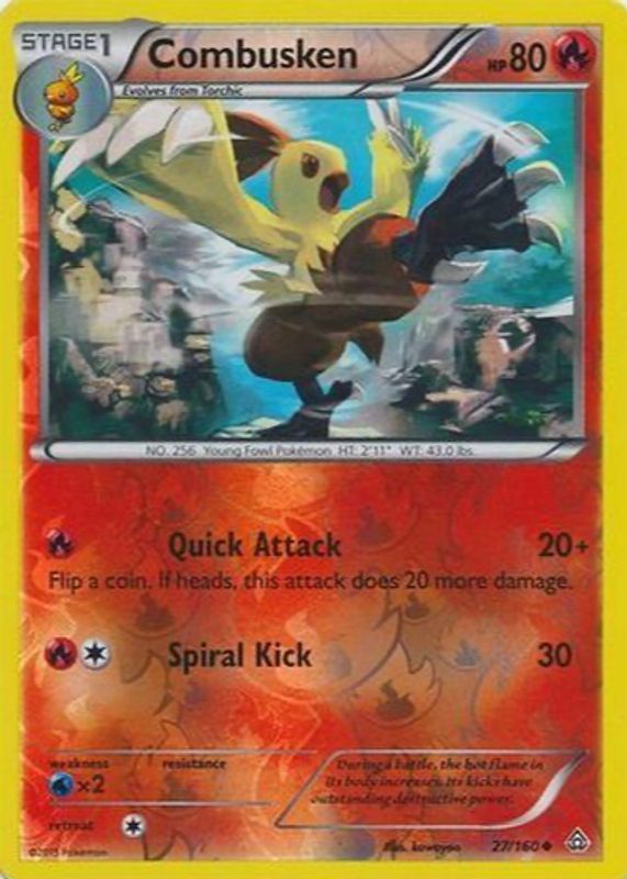 2015 XY: Primal Clash #027/160 Reverse Holo