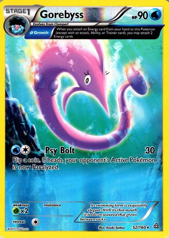 2015 XY: Primal Clash #052/160 Reverse Holo