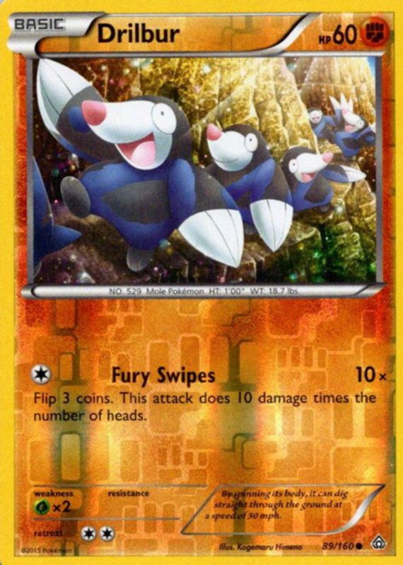 2015 XY: Primal Clash #089/160 Reverse Holo