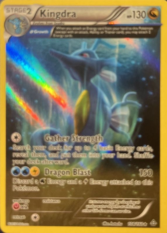 kingdra pokemon card price (Delta Species) - Holon Phantoms - TCG they draw 4 cards Kingdra HP150 2021 Collectible Pokemon