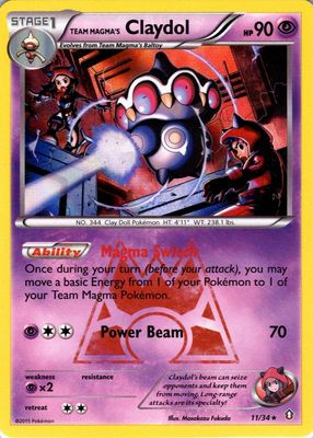2015 XY: Double Crisis #11/34 Holo