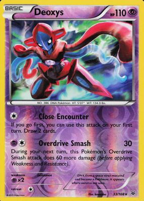 2015 XY: Roaring Skies #033/108 Reverse Holo