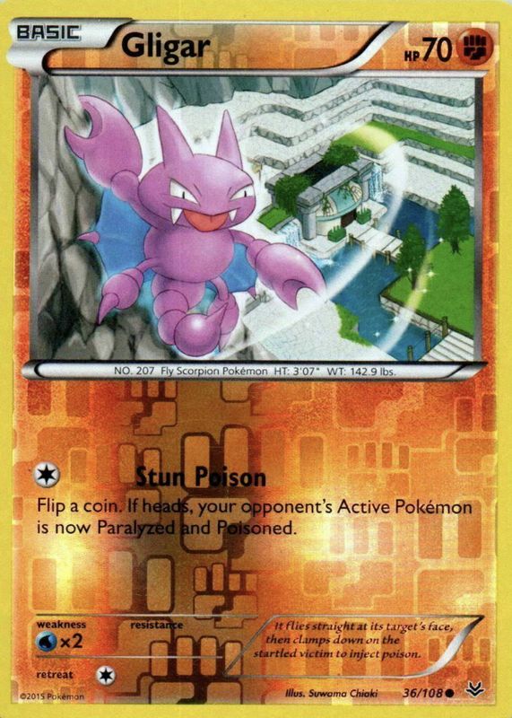 2015 XY: Roaring Skies #036/108 Reverse Holo
