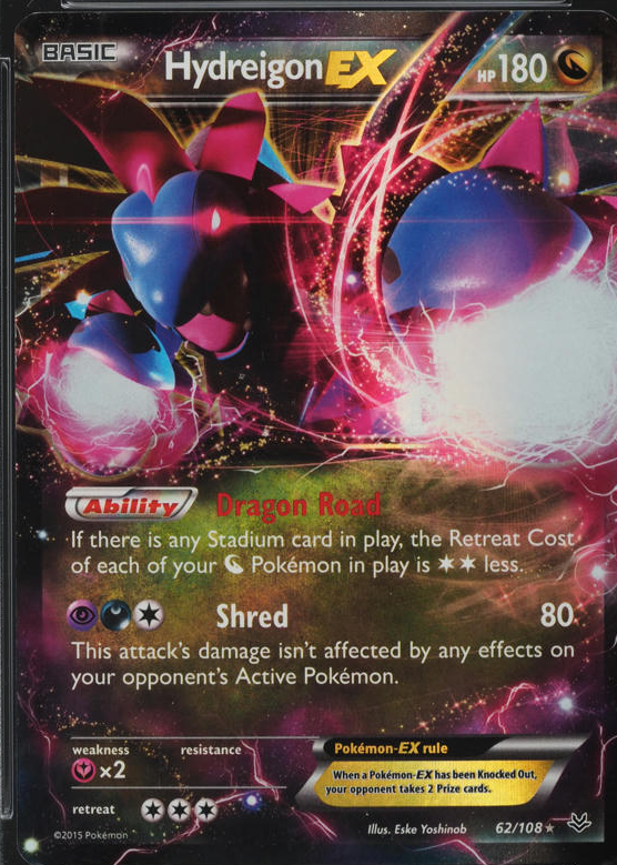 hydreigon pokemon card value - 78/116 Reverse Holo Rare Stage 2 ULTRA RARE Hydreigon Foil -