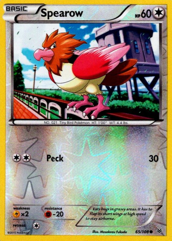 2015 XY: Roaring Skies #065/108 Reverse Holo