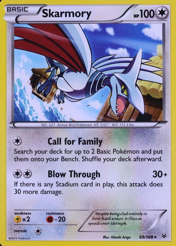 2015 XY: Roaring Skies #069/108 Base