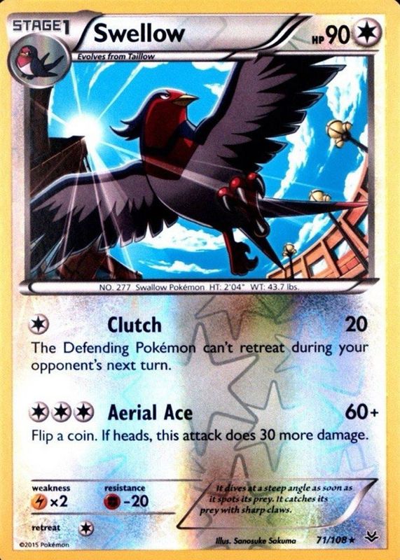 2015 XY: Roaring Skies #071/108 Reverse Holo