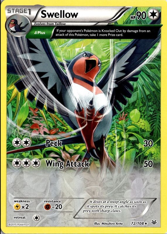 2015 XY: Roaring Skies #072/108 Holo