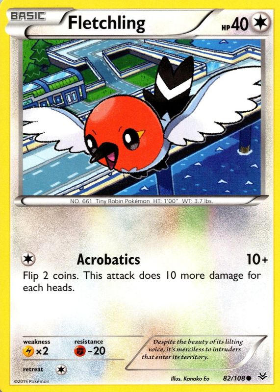 2015 XY: Roaring Skies #082/108 Base