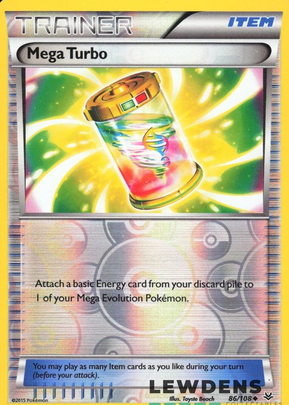 2015 XY: Roaring Skies #086/108 Reverse Holo
