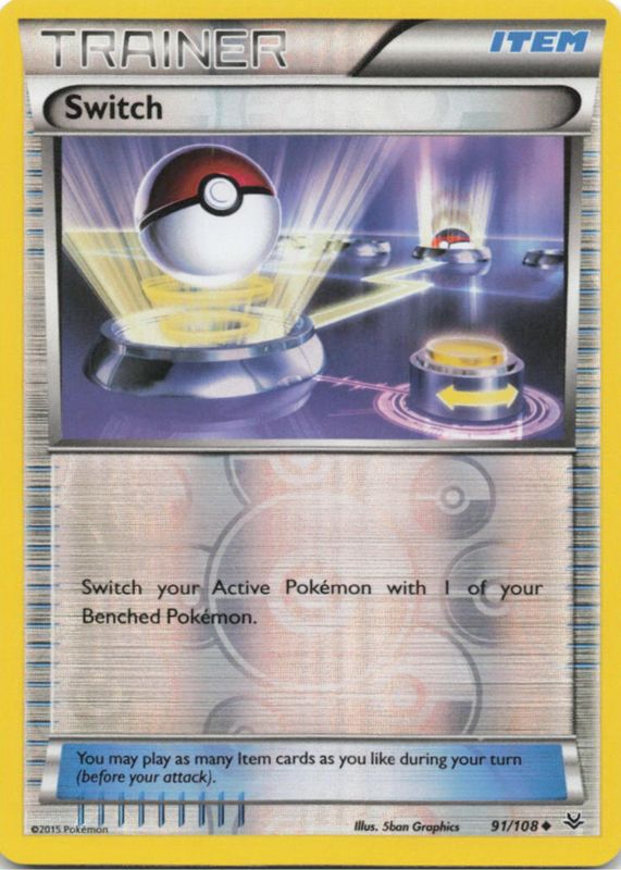 2015 XY: Roaring Skies #091/108 Reverse Holo