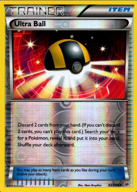 2015 XY: Roaring Skies #093/108 Reverse Holo