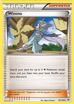 Winona 2015 Japanese XY: Emerald Break #088/078 1st Edition