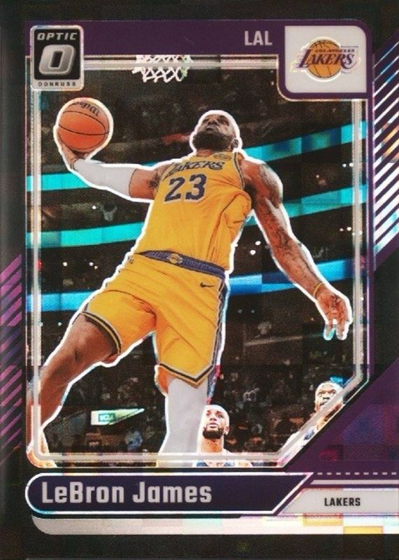 LeBron James 2024 Optic #148 Black Pandora /15 RAW
