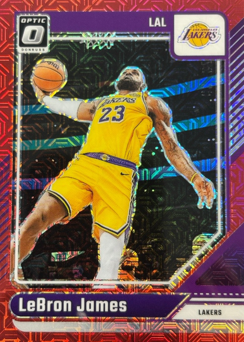 LeBron James 2024 Optic #148 Choice Red /88 Price Guide - Sports