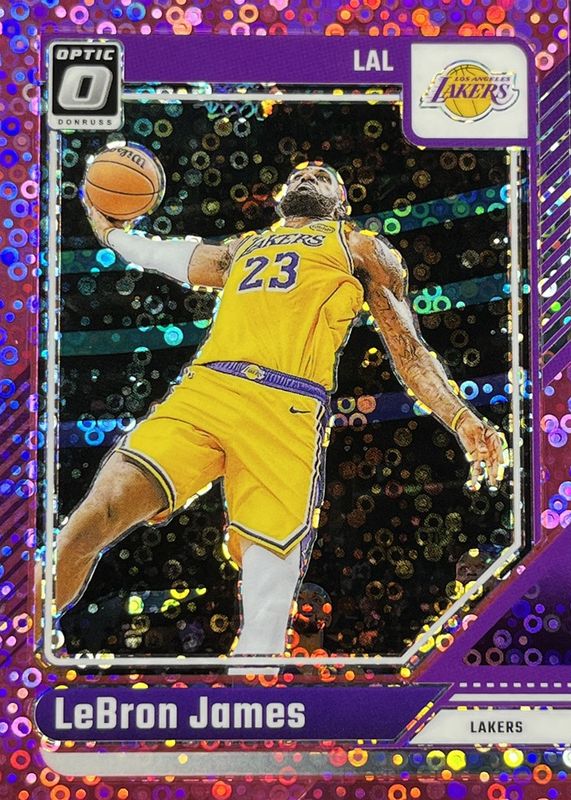 LeBron James 2024 Optic #148 Fast Break Pink /25 RAW