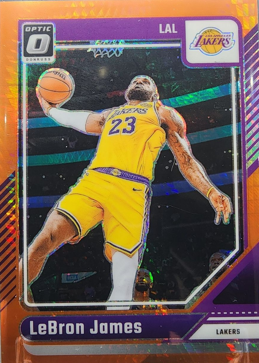 LeBron James 2024 Optic #148 Hyper Orange /299 Price Guide