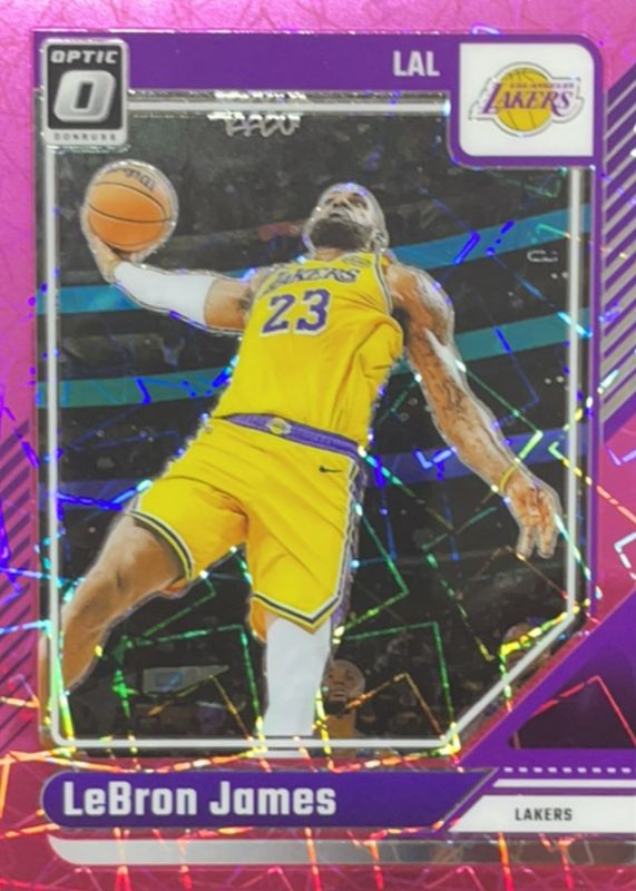 LeBron James 2024 Optic #148 Pink Velocity /79 RAW