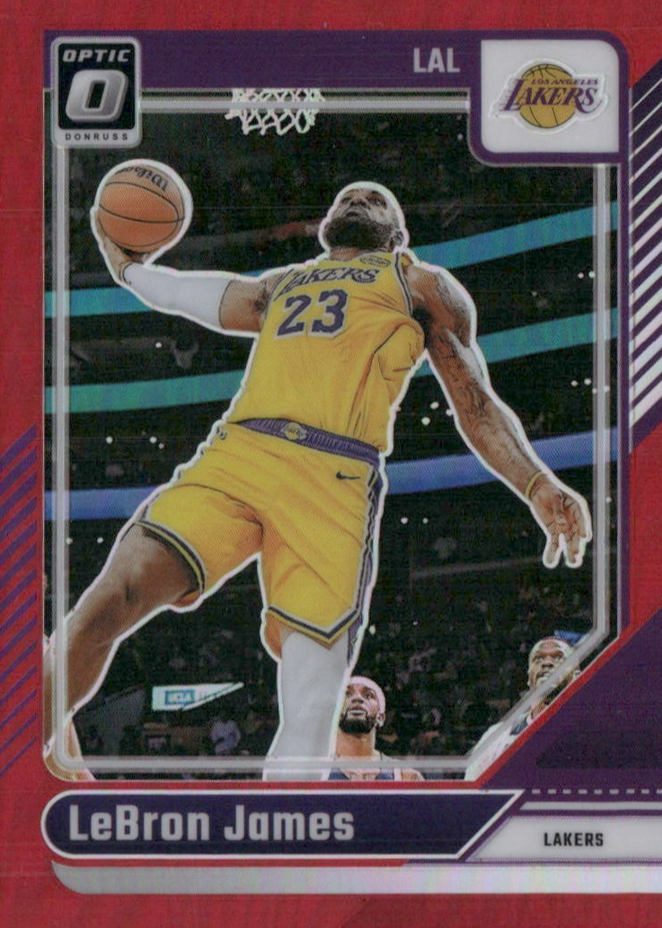 LeBron James 2024 Optic #148 Red /99 Price Guide - Sports Card
