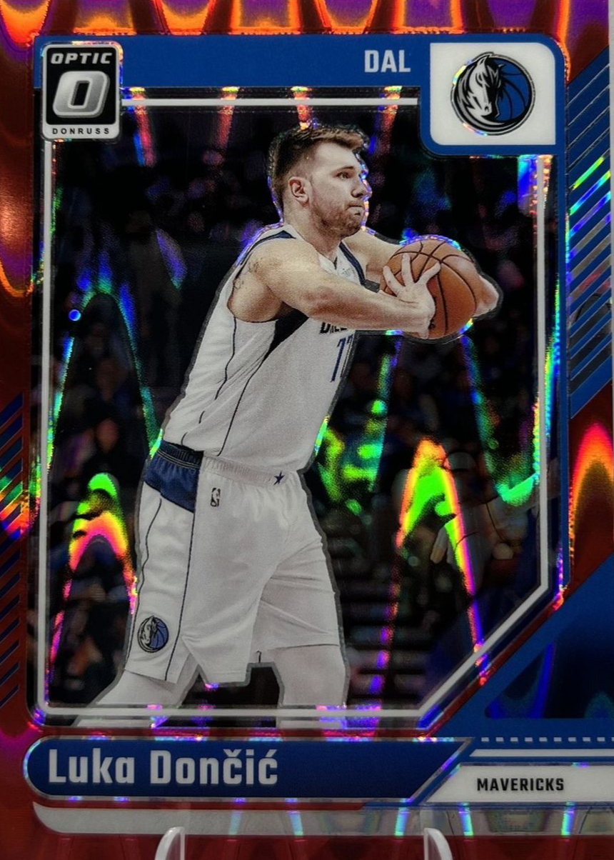 Luka Doncic 2024 Optic #214 Red Seismic /149 Price Guide - Sports