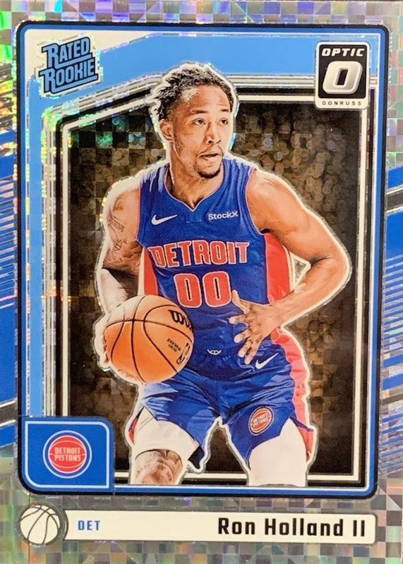 Ron Holland II 2024 Optic #291 Checkerboard Rookie RAW